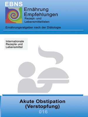 cover image of Ernährung bei Akute Obstipation